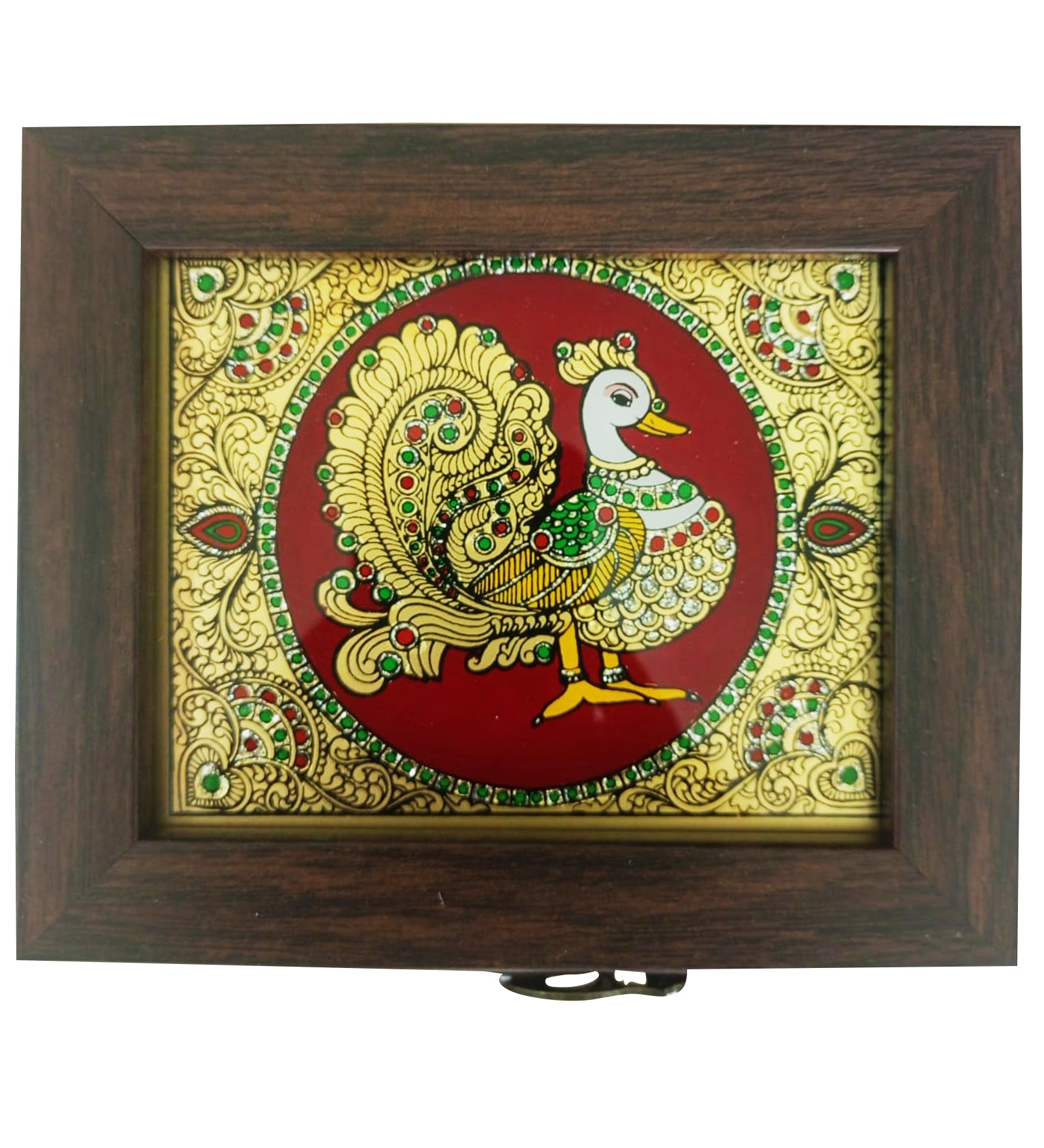 Peacock Design Jewellery Box