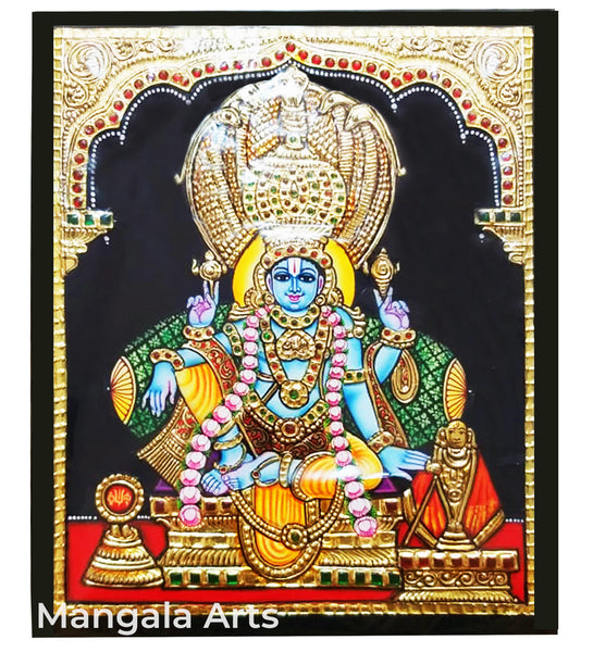 Vishnu Tanjore Painting