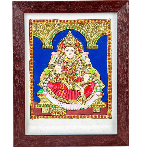 Lakshmi Acrylic Base Tanjore Painting