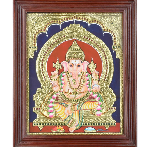 Ganesha Tanjore Painting Courtesy: Mangala Arts