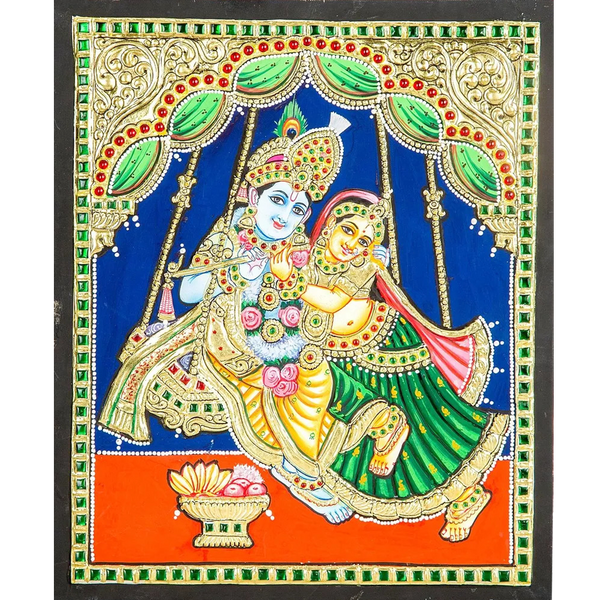 Mangala Arts Radhakrishna Tanjore Painting