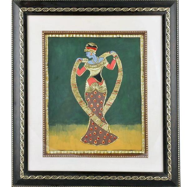 Mangala Art Roman Figures Tanjore Paintings with double frame Wall Decor 35x41cms (14"x16")