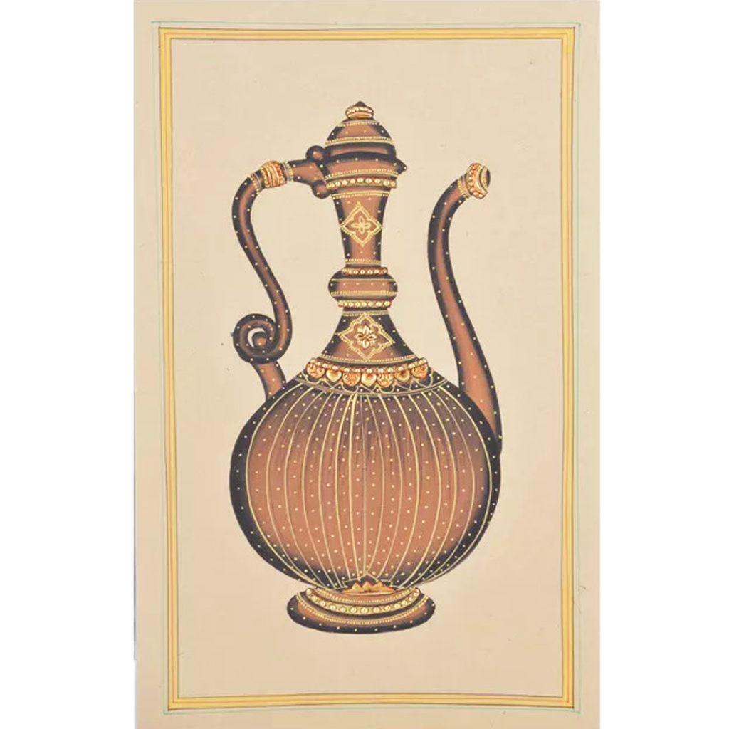 Small Jaadi Paper Gold Paint Tanjore Painting